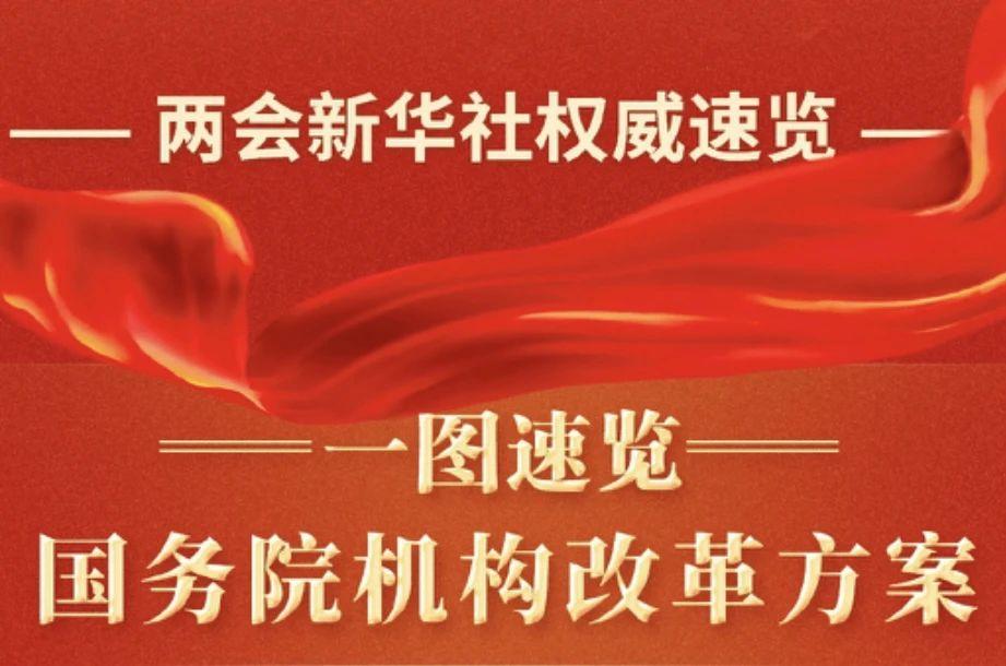 一图速览国务院机构改革方案