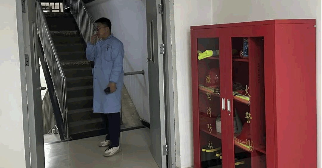 陕西工勘院环境检测有限责任公司举行消防逃生演习及消防通道疏散演练